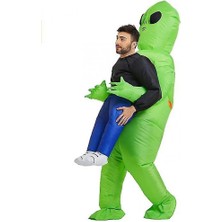 Yetişkin Şişme Alien Kostüm Komik Cadılar Bayramı Kostüm Cosplay