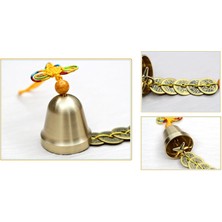 Feng Shui Pirinç Rüzgar Chime Asılı Bell Charm Çin Düğüm Süs Oryantal Şanslı Fortune Servet Çanları Asılı Süslemeleri | Rüzgar Çanları ve asılı Süslemeler(Yurt Dışından)