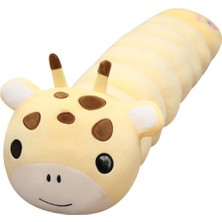 70 cm Renkli Caterpillar Peluş Oyuncak Hayvan Dönüşümü Bebek Karikatür Dolması Kanepe Yastık Yastık Bebek Yasa Hediyeler | Doldurulmuş peluş Hayvanlar (Zürafa)