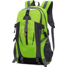 50L USB Jack Açık Yürüyüş Spor Trekking Balıkçılık Su Geçirmez Kamp Erkekler ve Kadınlar Çiftler Omuz Çantası Sırt Çantası Dağcılık Çantası Açık Spor Sırt Çantası (Yeşil)