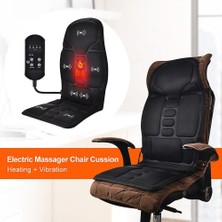 Elektrikli Titreşimli Araba Masaj Masaj Sandalye Mat Taşınabilir Masaj Yastık Ev Kızılötesi Isıtma Geri Vibratör Masaj Pedleri (Ingiltere)
