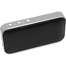 Taşınabilir Açık Hoparlör Kablosuz Bluetooth Hoparlör Ultra Ince Subwoofer Stereo Oynatıcı Küçük Çelik Topu Mikrofon Dahili | Taşınabilir Hoparlörler (Siyah)