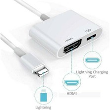 Yıldırım HDMI Dijital Tv Idmb Adaptörü Kablosu Apple iPhone iPad 5 6 7 8 Artı x