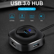 USB Hub USB 3.0 Hub Splitter Çoklu USB Hub Çoklu Hub Genişletici Pc Dizüstü Bilgisayar Için 4 Port Hub