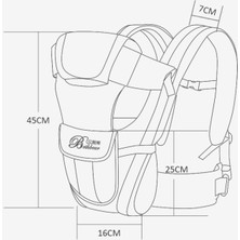 Ergonomik Bebek Taşıyıcı Bebek Kanguru Çocuk Kalça Koltuk Aracı Bebek Tutucu Sling Wrap Sırt Çantaları Bebek Seyahat Etkinlik Dişli Bebek Sling | Sırt Çantaları ve taşıyıcılar (Haki)