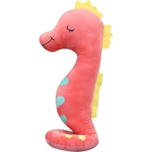 (Pembe) 80 cm Dev Denizatı Peluş Oyuncaklar Renkli Yumuşak Doldurulmuş Peluş Bebek Kawaii Odası Dekor Karikatür Yastık Yastık Hediye Çocuklar Için | Peluş Yastıklar