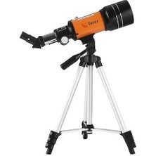 70MM Astronomik Teleskop 150X Yüksek Güçlü Monoküler Teleskop Refrakter Spotting Kapsam ile 5 × 24 Bulucu Kapsam Tripod Moon Filtresi 3x Barlow Lens Yıldız Baking Kuş Izleme Kamp Için