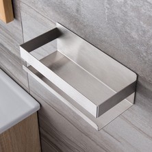 Xinhang Metal Paslanmaz Çelik Banyo Rafı - Gümüş (Yurt Dışından)