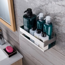 Xinhang Metal Paslanmaz Çelik Banyo Rafı - Gümüş (Yurt Dışından)