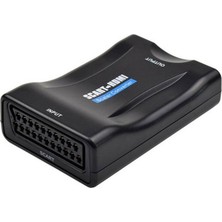 Scart HDMI Adaptörü 1080 P Video Ses Lüks Dönüştürücü USB Kablosu Tv DVD