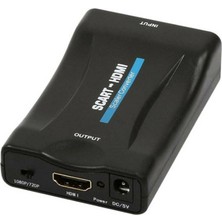 Scart HDMI Adaptörü 1080 P Video Ses Lüks Dönüştürücü USB Kablosu Tv DVD