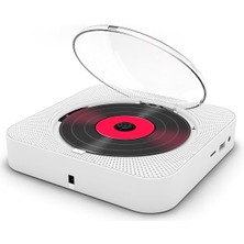 Taşınabilir CD Çalar Bluetooth Hoparlör Stereo CD Çalarlar LED Ekran Duvara Monte Edilebilir CD Müzik Çalar Ir Uzaktan Kumanda Fm Radyo ile (Yurt Dışından)