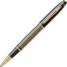 Scrikss Noble 35L Rollerkalem Çizgi Desenli Siyah Altın