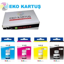 Eko Kartuş Epson L15180  Ecotank 4 Renk Orijinal Mürekkep