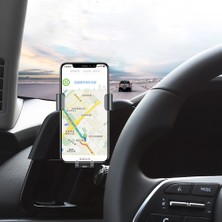Hyundai Elantra Avante Cn7 2021 Araba Aksesuarları Için Plastik Alaşım Karbon Braketi Cep Telefonu Tutucu Hava Firar Dağı Standı 1 Set | Evrensel Araç Braketi