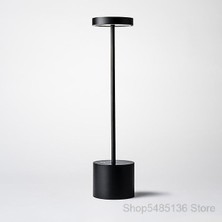 Xhang LED Bar Masa Lambaları Modern Restoran Yemeği Standı Işık Fikstür Şarj Edilebilir Taşınabilir Pil Masası Lamba Yemek Odası Ev Dekorasyonu (Siyah)