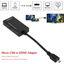 Xhang Mikro USB HDMI Uyumlu Kablo Mikro USB 2.0 Erkek HDMI Uyumlu Kadın Adaptör Dönüştürücü Samsung Htc Lg Android Için |