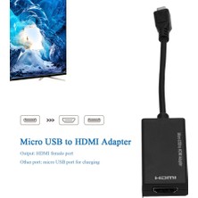 Xhang Mikro USB HDMI Uyumlu Kablo Mikro USB 2.0 Erkek HDMI Uyumlu Kadın Adaptör Dönüştürücü Samsung Htc Lg Android Için |