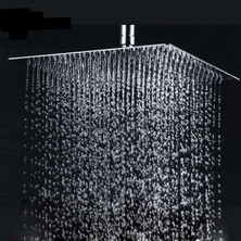 Xhang 304 Paslanmaz Çelik Perakende Cilalı Krom Banyo Kare Yağmur Duş Başlığı Tavan Duvar Üst Püskürtücü | Duş Başlıkları