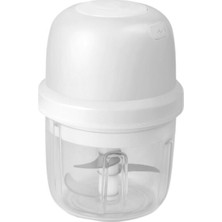 Xhang 250ML Mini Chopper, Kablosuz Elektrikli Taşınabilir Sarımsak Masher Makinesi Bebek Maması Işlemcisi Soğan Fındık Sarımsak Presleri Için