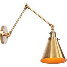 Xhang Ülke Retro Bronz Pastoral Batı Restoran Kahve Dükkanı Dekoratif Duvar Lambası