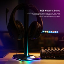 Xhang Kulaklık Standı Kulak Kulaklık Masası Braketi Kulaklık Tutucu Ekran Raf 3.5mm USB Oyunlar Için Gaming Pc Aksesuarları | Kulaklık Aksesuarları