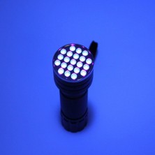 Xhang 21 LED Taşınabilir Uv Ultra Menekşe Blacklight Fener Torch Lamba Dedektörü Işık