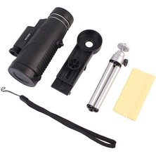 Xhang 50X60 Hd Monoküler Zoom Gece Görüş Teleskop ile Lamba Aydınlatma ve Gece Lazer Avcılık Kapsamları Avcılık Kamp Için Spyglass (A)