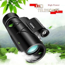 Xhang 50X60 Hd Monoküler Zoom Gece Görüş Teleskop ile Lamba Aydınlatma ve Gece Lazer Avcılık Kapsamları Avcılık Kamp Için Spyglass (A)