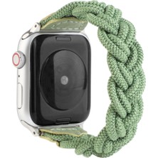 Xhang Örgülü Bant Apple Watch Uyumlu Serisi Dokuma Naylon Kayış IWatch Uyumlu Gerilebilir Klasik Tasarım Için | Watch Uyumlu Bands (Yurt Dışından)