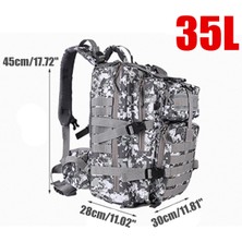 Xhang 35L Askeri Taktik Çanta Ordu Sırt Çantası Sırt Çantası Açık Kamp Yürüyüş Trekking Çanta (Yurt Dışından)