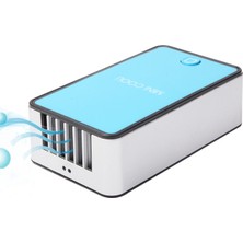 Zsykd Elle Tutulan USB Klima Fanı (Mavi) (Yurt Dışından)