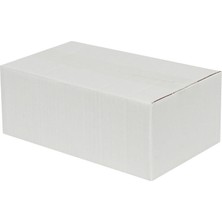 Kolici Tek Oluklu Koli -Beyaz 25x15x10cm 100'lü