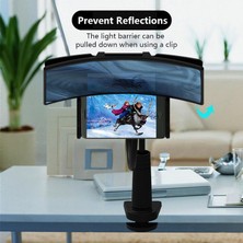 Xhang 12 Inç 3D Cep Telefonu Ekran Büyüteç Hd Video lifikatör Film Oyunu ile Braketi Standı Oyunu Büyüteç Tutucu Desteği | Telefon Tutucular ve standları (Beyaz)
