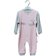 Bebengo 3035 Kırpılı Bebe Tulum Pembe