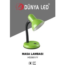 Dünya Led Dünya LED HS3601-Y Masa Lambası Yeşil Renk Yüksek Lümen Pratik Kullanım