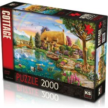 KS Games Ks Lakeside Cottage 2000 Parça Puzzle