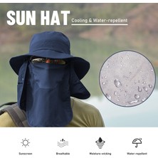 KKmoon Güneş Şapka Uv Koruma Geniş Ağız Boyun Flap Yüz Kapak (Yurt Dışından)