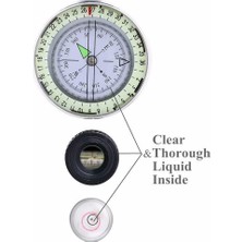 HaiTun Pusula Yüksek Hassasiyetli Askeri Amerikan Tarzı Çok Fonksiyonlu Prizmatik Pusula Gece Açık Kamp Yürüyüşü Için | Pusula (Yurt Dışından)