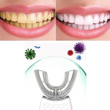 Xinh Diş Beyazlatma Mavi Işık U Ultrasonik Elektrikli Diş Fırçası Usb Şarj Akıllı Ipx7 Su Geçirmez Otomatik Sonic Diş Fırçası | Elektrikli Diş Fırçaları