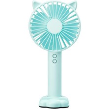 ZSYKD FS-068 Taşınabilir USB Fan - Mavi (Yurt Dışından)