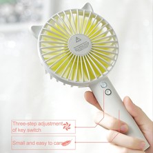 ZSYKD FS-068 Taşınabilir USB Fan - Mavi (Yurt Dışından)