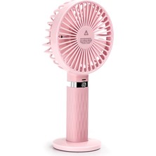 SZYKD S8 Taşınabilir Sessiz El Masaüstü Elektrik Fan, 3 Hızlı Kontrol (Pembe) (Yurt Dışından)