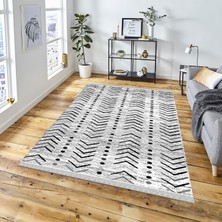 Decoser Halı Dekoratif Kilim Makinada Yıkanabilir Dijital Baskılı Modern Desenli Kaymaz Tabanlı Salon Koridor Mutfak Halısı NOVA-6063