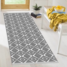 Decoser Halı Dekoratif Kilim Makinada Yıkanabilir Dijital Baskılı Modern Desenli Kaymaz Tabanlı Salon Koridor Mutfak Halısı NOVA-6065