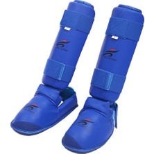 Segolike Boks Shin Muhafızları Dişli Bacak Instep Koruyucu Muay Thai Eğitim Çocuklar Için Link Blue L (Yurt Dışından)