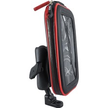 ZHKJ Shop Okd Motosiklet Su Geçirmez Cep Telefonu Su Geçirmez Braketi Çanta, Stil: Ekstra Büyük Çanta + Braketi (Yükseltme Sürümü)(Yurt Dışından)