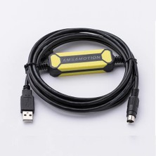 Amsamotion USB-SC09-FX Plc Sarı Prog. Kablosu USB RS422 Mitsubishi Fx Seri