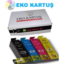 Eko Kartuş Epson Workforce WF-2010W 4 RENK(16XL T1631-1634 ) Muadil Kartuş,