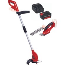 Einhell Gc-Ct 18/24 Akülü Kenar Kesme Makinesi Ge-Cg 18'li Akülü Çim Çalı Makası 1x4.0AH Bahçe Seti